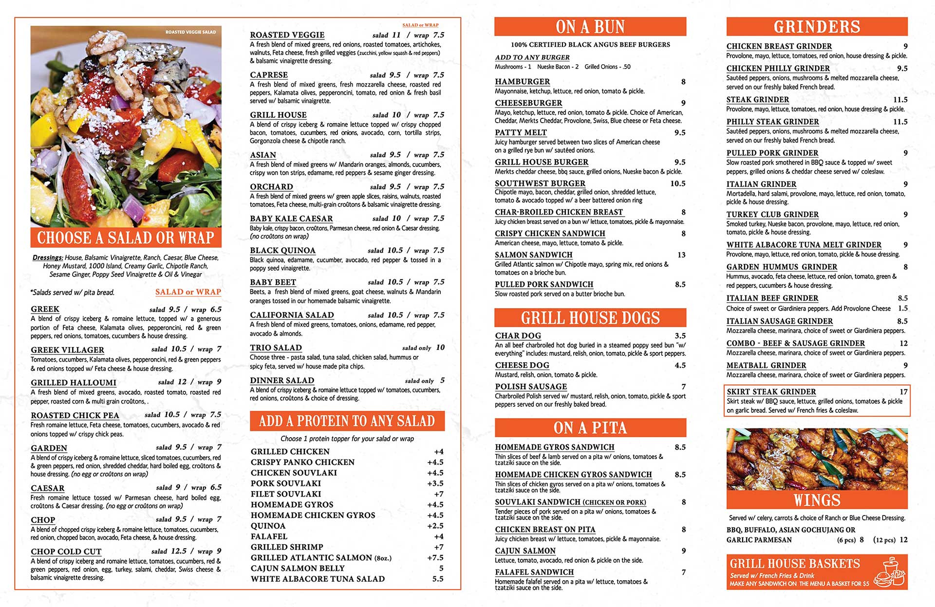 Grill House Bayonne Menu at gregorycvogelo blog